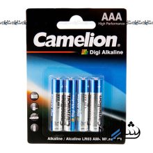 باتری نیم قلمی دیجی آلکالاین 4 عددی کملیون مدل Camelio Digi Alkaline