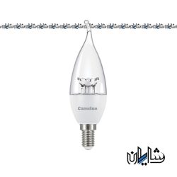 لامپ ال ای دی شمعی 7 وات کریستالی E14 کملیون